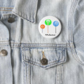 Runder NReluctant Lolliepop Knopf Button (Beispiel)