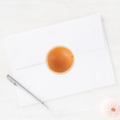 Runder Orangen Foto Aufkleber (Umschlag)