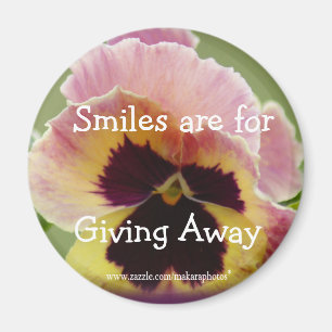 runder Pansy-Magnet fertigen besonders an, wie Sie Magnet