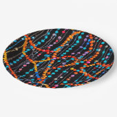 Runder Papier-Teller Pappteller (Schrägansicht)