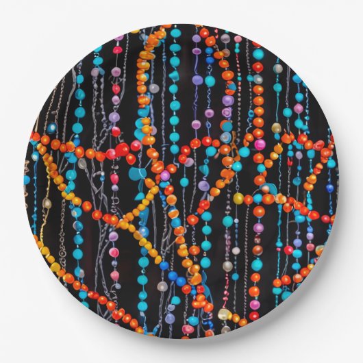 Runder Papier-Teller Pappteller (Vorderseite)