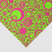 Runder-Pink-Neon-TISSUE-PAPIER Seidenpapier (Ausschnitt)