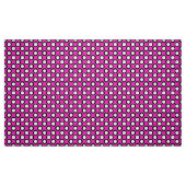 runder Punkt, Fuchsie, schwarz-weiß Stoff (Fat Quarter (45,7 x 55,9 cm))