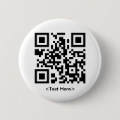 Runder QR Code-Knopf Button (Vorderseite)