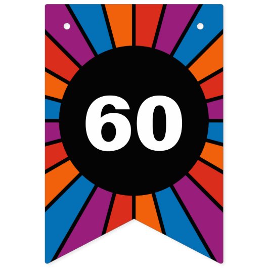 Runder Rahmen 20 + Ihr Rückgrat. Ideen Wimpelkette (Erste Fahne)