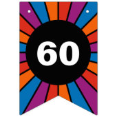 Runder Rahmen 20 + Ihr Rückgrat. Ideen Wimpelkette (Dritte Fahne)