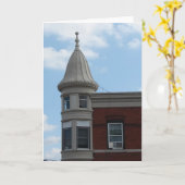 Runder Raum Karte (Gelbe Blume)