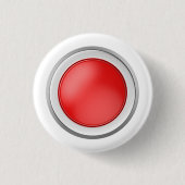 Runder roter Notknopf Button (Vorderseite)