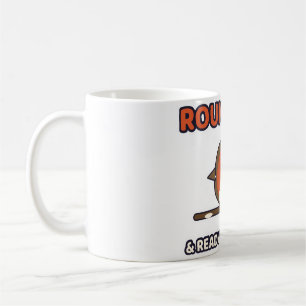 Runder Roter und Bereit für Krümel Robin Weihnacht Kaffeetasse