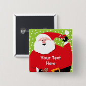 Runder Sankt-Gewohnheits-Knopf Button (Vorne & Hinten)