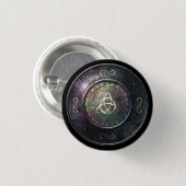 Runder Schild-Knopf - Triquetra Emblem Button (Vorne & Hinten)