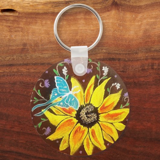 Runder Schlüsselanhänger (Vorderseite)