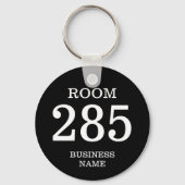 Runder Schlüsselanhänger des Hotelzimmers mit Sond (Vorderseite)