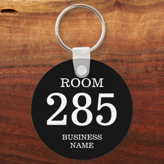 Runder Schlüsselanhänger des Hotelzimmers mit Sond (Vorderseite)