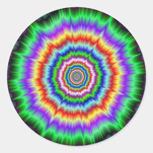 Runder Sticker Auge Bogglage Explosion (Vorderseite)