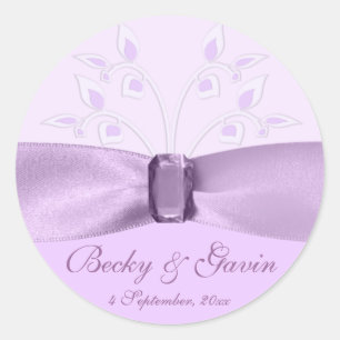 Runder Sticker Lavender Lane