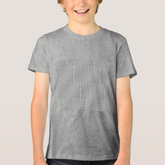 runder T Tri-Blend Shirt (Vorderseite)