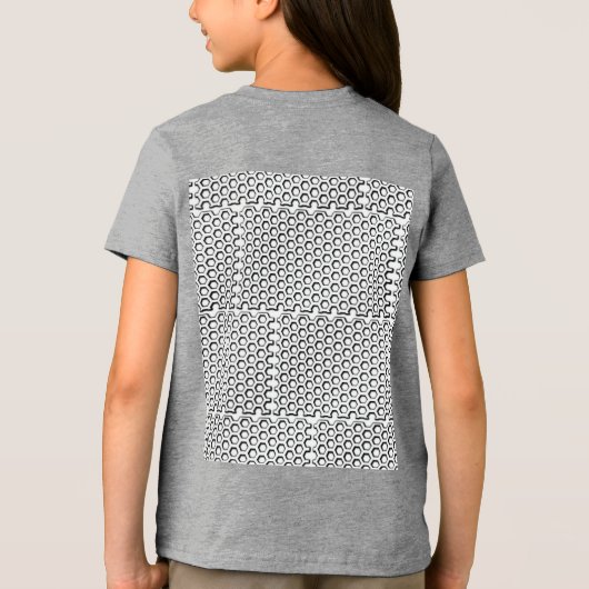 runder T Tri-Blend Shirt (Rückseite)