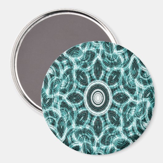 Runder Tisch am Meer.... Magnet (Vorderseite/Rückseite)