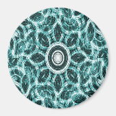 Runder Tisch am Meer.... Magnet (Vorne)