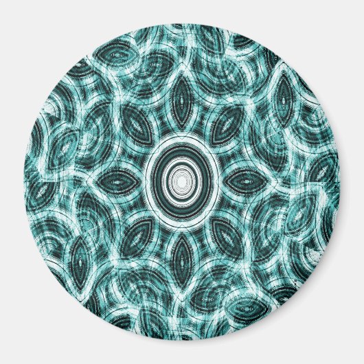 Runder Tisch am Meer.... Magnet (Vorne)