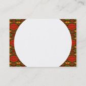 Runder Tisch - Gemustert 01 Visitenkarte (Rückseite)