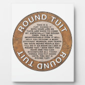 Runder Tuit Fotoplatte (Vorderseite)