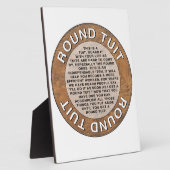Runder Tuit Fotoplatte (Seite)
