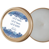 Runder Weihnachtsglatter Kerze bearbeitbare Etiket Aufkleber