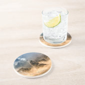 Runder Yellowstone Untersetzer-Sandstein 3 Wölfe Getränkeuntersetzer (Seite)