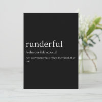 Runderful Running Definition Funny Runner Geschenk