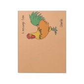 Runderneuerte, benutzerdefinierte Text- und Farbno Notizblock (Rotiert)