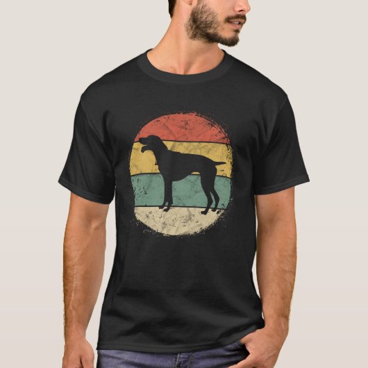 Runderneuerte Zeigereigentümer Pointer Vater Rott T-Shirt (Vorderseite)