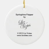 Runderneuerung des Springtime Flapper Keramikornament (Hinten)