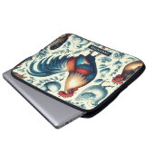 Runderneuerung Laptopschutzhülle (Vorne Knopf)