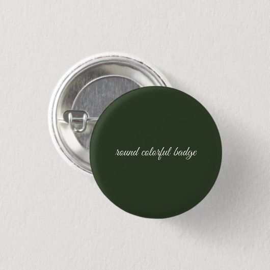 rundes Abzeichen Button (Vorne & Hinten)