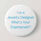 Rundes Abzeichen, groß, 7,6 cm (3") Schmuckdesigne Button (Vorderseite)