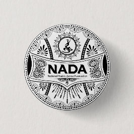 RUNDES ABZEICHEN NADA ORIENTALISCHER ART-1,25" BUTTON