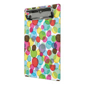 Rundes Blasenkindermuster 2 Mini Klemmbrett (Gewinkelt2)