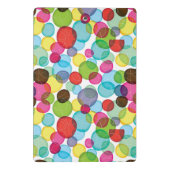 Rundes Blasenkindermuster 2 Mini Klemmbrett (Rückseite)