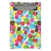 Rundes Blasenkindermuster 2 Mini Klemmbrett (Vorderseite)