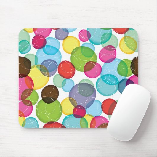 Rundes Blasenkindermuster 2 Mousepad (Mit Mouse)