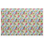 Rundes Blasenkindermuster 2 Stoff (Fat Quarter (45,7 x 55,9 cm))