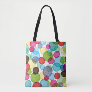 Rundes Blasenkindermuster 2 Tasche