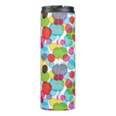 Rundes Blasenkindermuster 2 Thermosbecher (Rückseite)