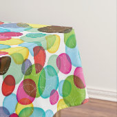 Rundes Blasenkindermuster 2 Tischdecke (Beispiel)