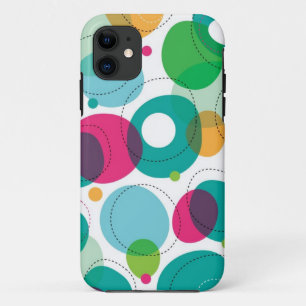 Rundes Blasenkindermuster Case-Mate iPhone Hülle