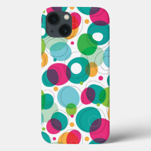 Rundes Blasenkindermuster Case-Mate iPhone Hülle