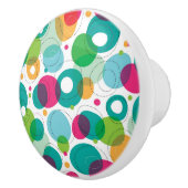 Rundes Blasenkindermuster Keramikknauf (Rechts)