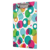 Rundes Blasenkindermuster Klemmbrett (Links)